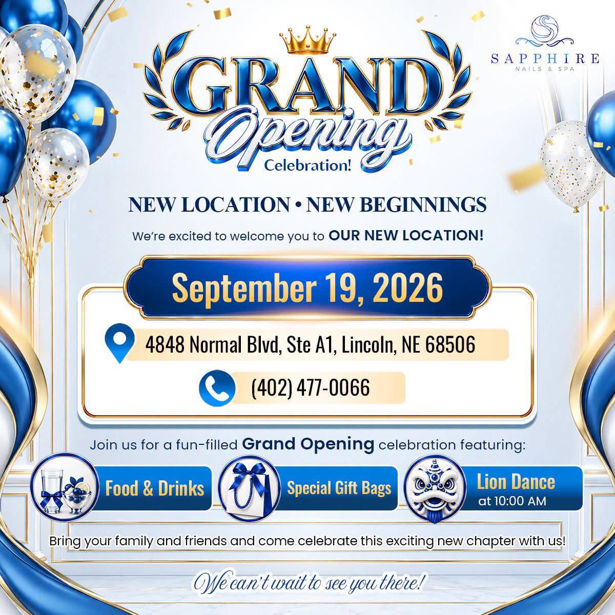 🎉 Sapphire Nails & Spa - Promotions! 🎉